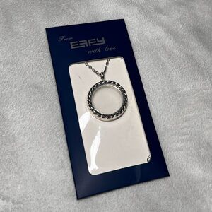 Silver Pendant Necklace With Clasp Pendant